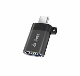 ADAPTÉR OTG USB-C USB-A (samice) ČERNÝ