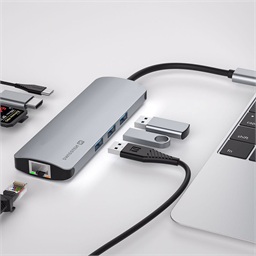 SW USB-C HUB 8-IN-1 - HLINÍK