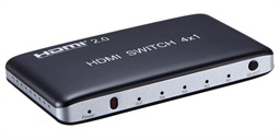 PremiumCord HDMI switch 4:1, plastový,dálkové ovl.
