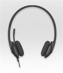 Logitech H340 Stereo USB Drát Černá