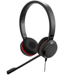 Jabra Evolve 30 II Stereo Jack Drát Černá
