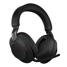 Jabra Evolve2 85 Stereo ANC BT Bezdrát MS Stand Černá