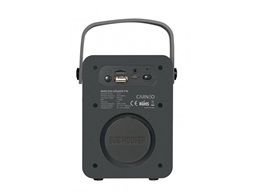 CARNEO F90 FM rádio, BT reproduktor, black wood