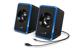 Genius SP-U125 Stereo 3W Černá-modrá