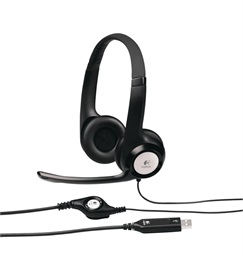 Akce Náhl. sada Logitech Stereo USB Headset H390 _