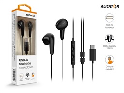 ALIGATOR AE007 USB-C Černá
