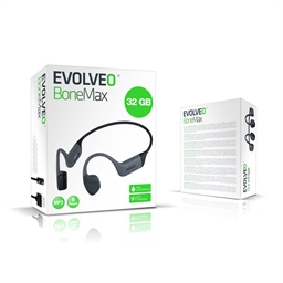 EVOLVEO BoneMax, bezd. sluchátka na lícní kosti